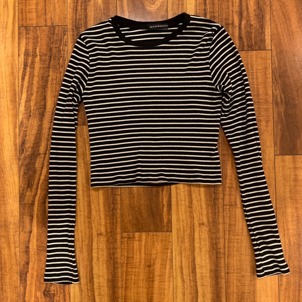 Brandy Melville long sleeved crop top
